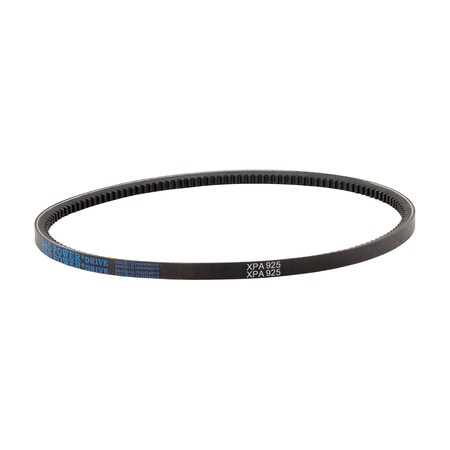 D&D XPA925 Cogged, Metric V-Belt, 925mm Outside Length, 13 mm Top Width, 10 mm Thickness, 1 Ribs XPA925